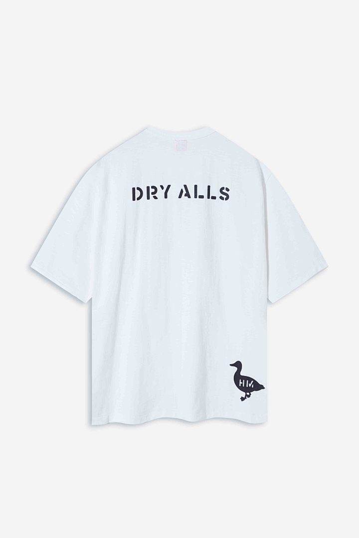 Human Made 118 HUMAN MADE 24Fw GRAPHIC T-SHIRT LOGO Print Cotton Short Sleeve T : Black White S M L - Image 4