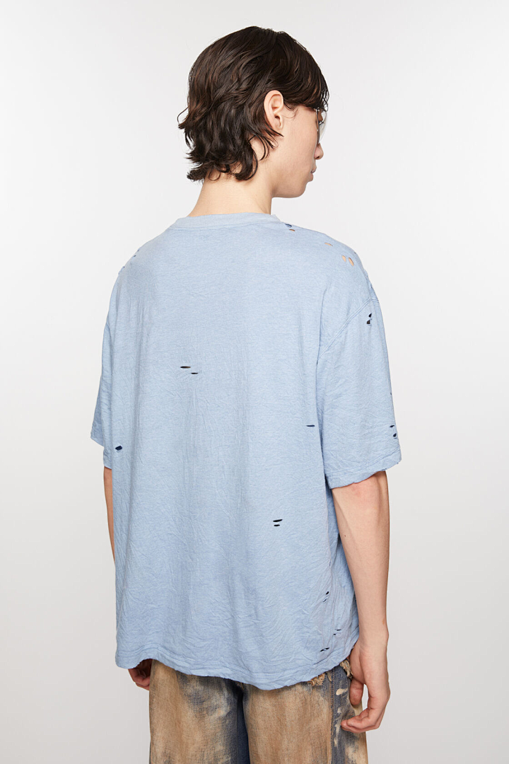 Acne Studios 128 AC Buckle LOGO Print Short Sleeve Grey Color Pink Floral Blue Black S-XL 8041# - Image 68