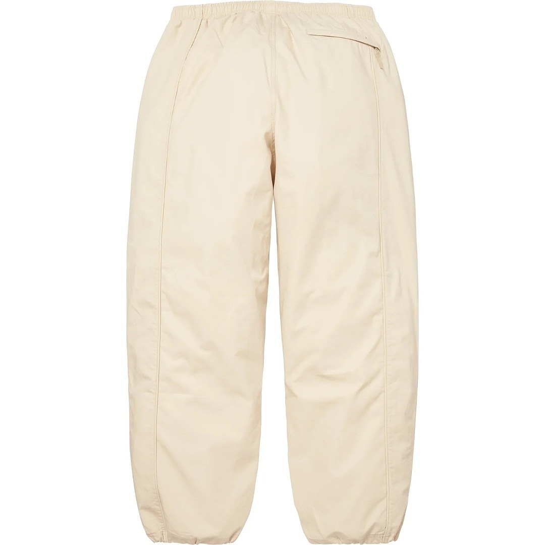 Balenciaga 368 SS26 WEEK1 Cotton Ripstop Track Pant Wide Black Camo Purple Off White S~XL - Image 8