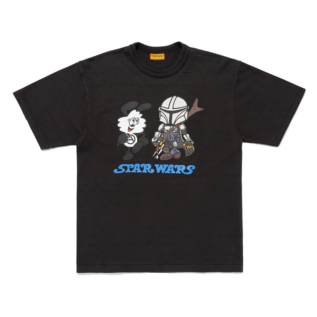 Human Made 118 HUMAN MADE STARWARS GRAPHIC T-SHIRT " " Star Big Electric Shadow Print Collar Short Sleeve T : Black White S M L