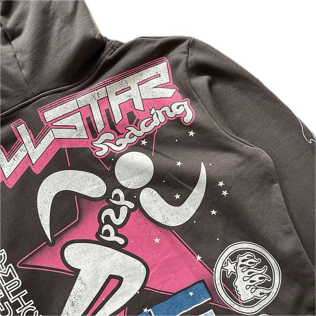Hellstar 258 Hellstar Studios Spiritual Running Mens Womens Dark Grey S-M-L-XL - Image 5