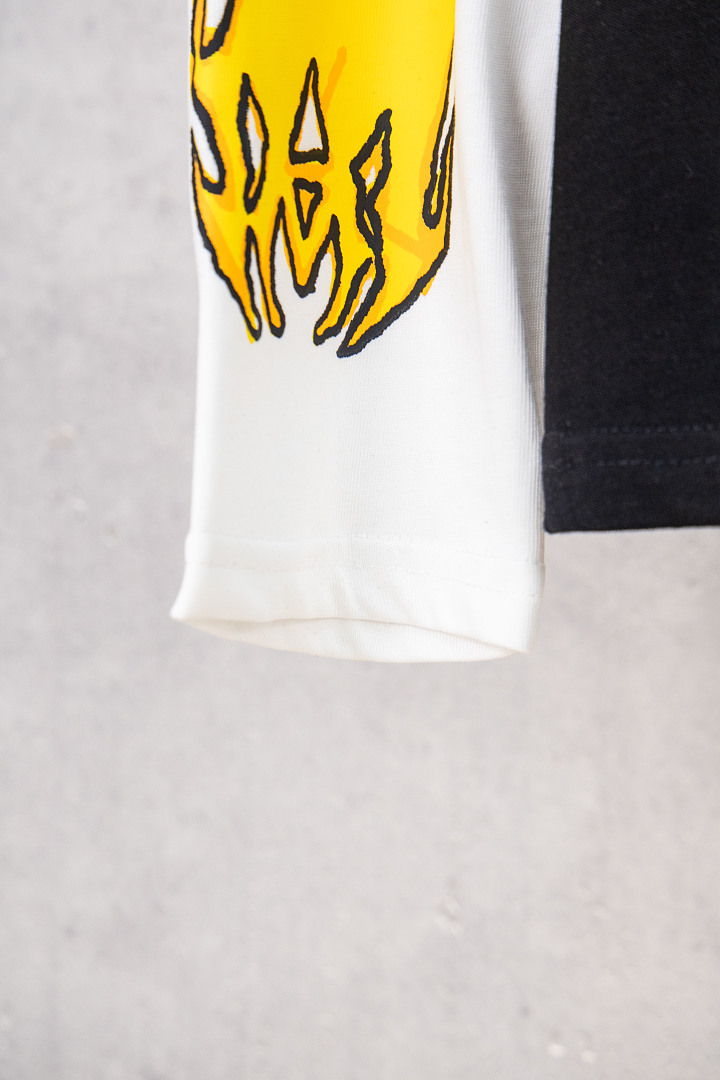 AMIRI 148 Wide Version Model Long Sleeve T Black White S M L XL 604# - Image 45