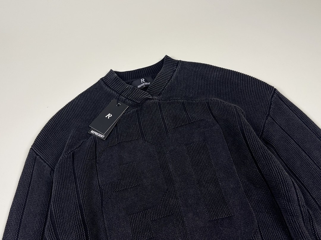 Represent 218 Represent Olive Long Sleeve : S M L XL Washed Black Resent - Image 7