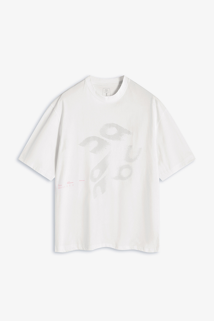 On Running ON SALE68 RUNNING Logo Print Collar Short Sleeve T : Black White M L XL - Image 4