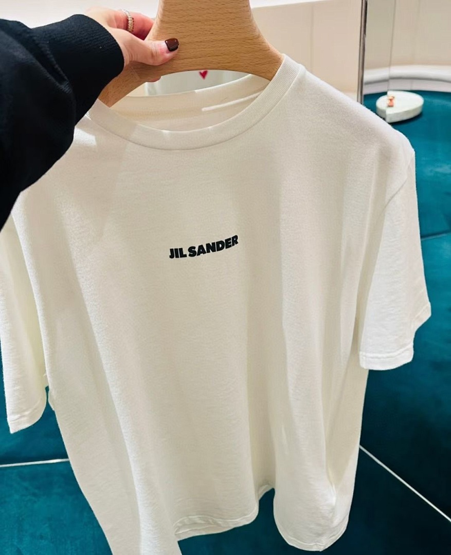 Unbranded 108 JIL SANDER Wind Label Logo Short Sleeve T Black White S-XL J9889# - Image 40