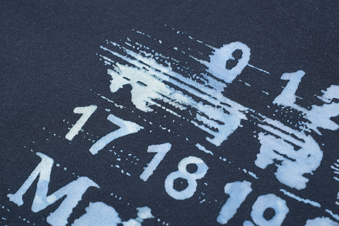 On Running 118 Maison Margiela MM6 LOGO Print Short Sleeve T Grey Blue Black 46 48 50 52 3417# - Image 10