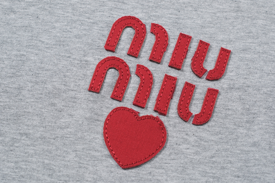 Miu Miu 108 MIU Floral Short Sleeve T Black White Grey S-XL 8068# - Image 37