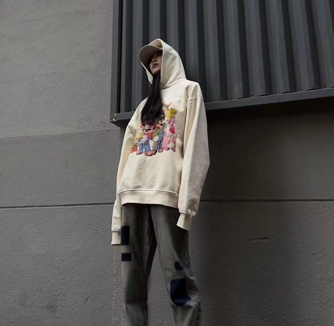 On Running 238 FALSE PERCEPTION Khaki Washed : White M L XL - Image 9