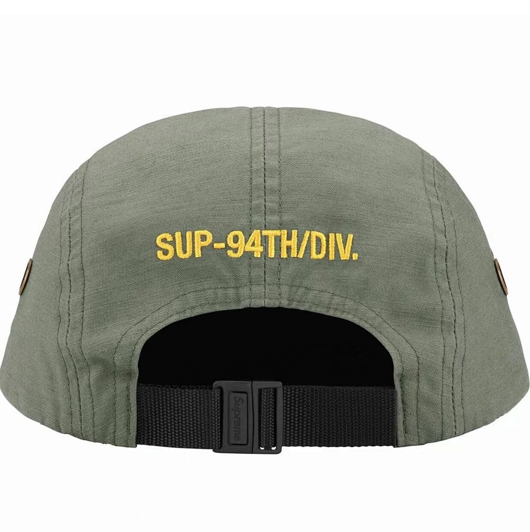 Supreme 118 SUP SS24 MILITARY CAMP CAP (Black) - Image 4