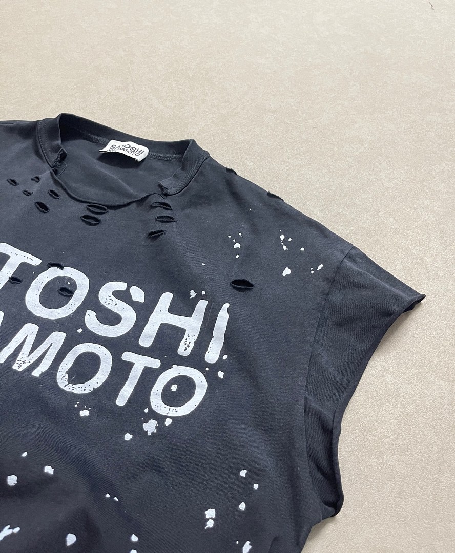 Unbranded 128 SATOSHI NAKAMOTO Luke Destroyed Ink Sleeve T : Washed Black Blue Red S M L - Image 9