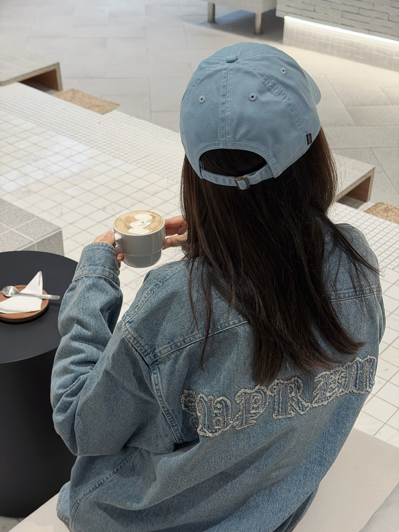 Supreme 358 Appliqué Denim Shirt Blue Black S-XL - Image 17