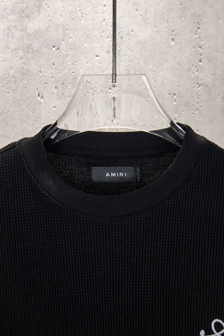 AMIRI 168 Wide Version Model Long Sleeve Black Apricot Light Grey S M L XL 601# - Image 77