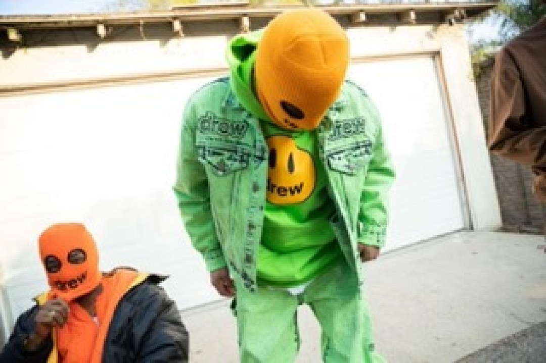 Drew House 238 DREW HOUSE 22SS Mascot Hoodie Full New Logo Print Red Fruit Green Floral Grey S M L - Image 32