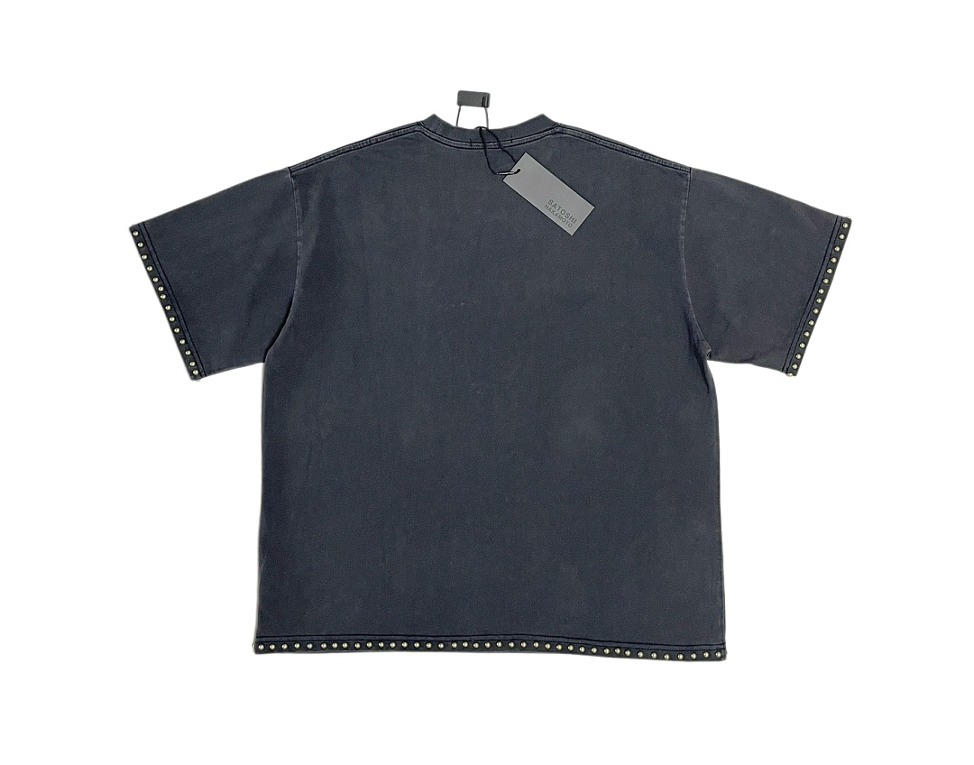 Unbranded 138 Satoshi Nakamoto Gameshow Stud Bead Short Sleeve T : Washed Black S M L - Image 4