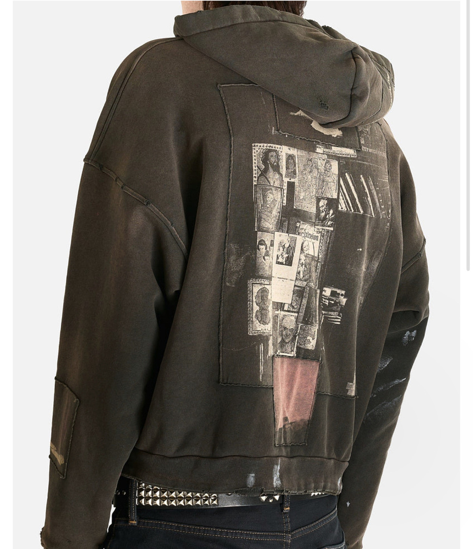 Enfants Riches Deprimes 298 Enfants Riches Deprimes / Sea Patch /12 Canvas Patchwork : S M L XL (Washed Black) - Image 25