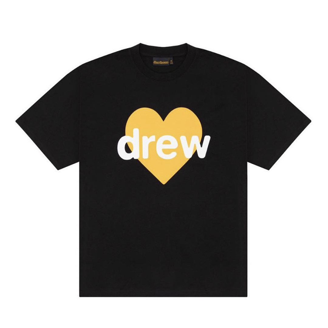 Drew House 98 DREW HOUSE FW23 Autumn INFINITE LOVE SS TEE Print Collar Short Sleeve T : Black S M L