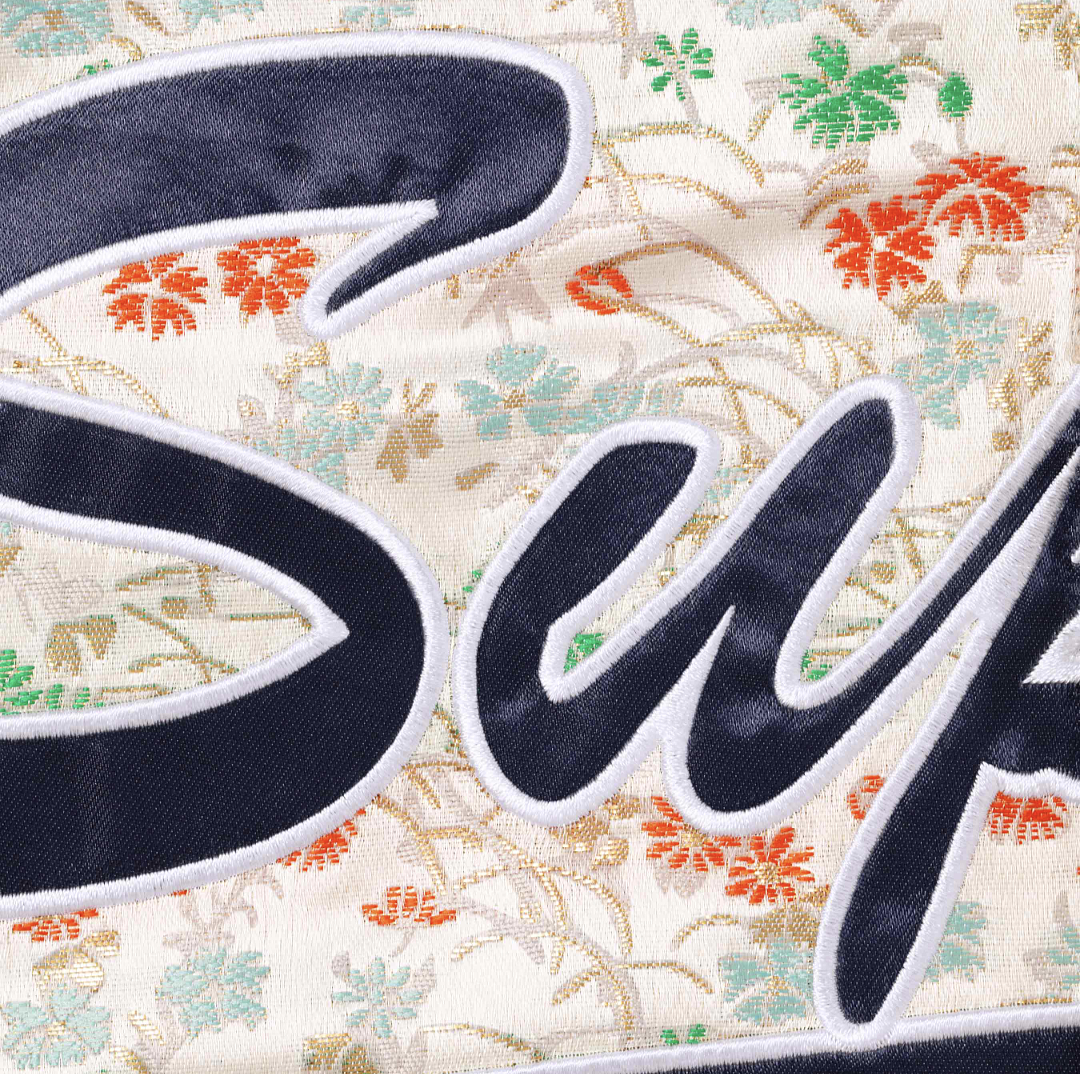 Supreme 298 SS26 KIMONO BASEBALL JERSEY Floral White Black Navy S-XL - Image 14