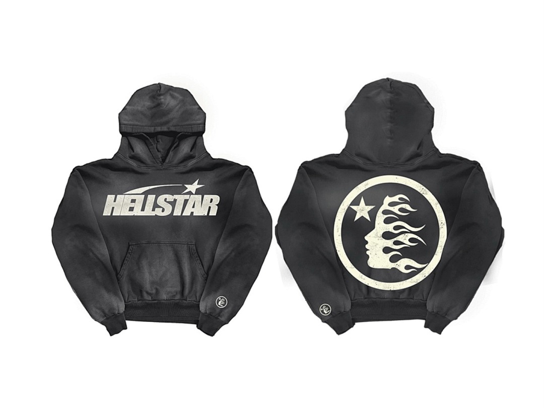 Hellstar 258 Hellstar Studios Uniform Hoodie Pants Big Logo Water Black S-M-L-XL - Image 10