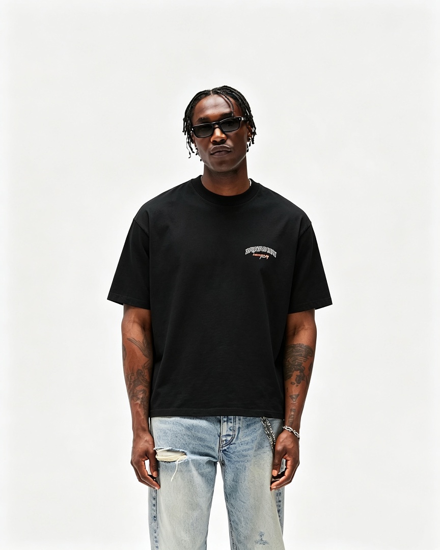 Represent 128 REPRESENT Print Short Sleeve T : S M-L XL (Black) - Image 19