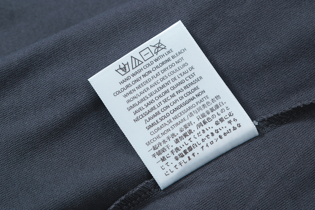 Essentials 118 ESS 24FW Print Short Sleeve T Sea Blue Black Dark Mist Grey XS-XL 6286# - Image 60