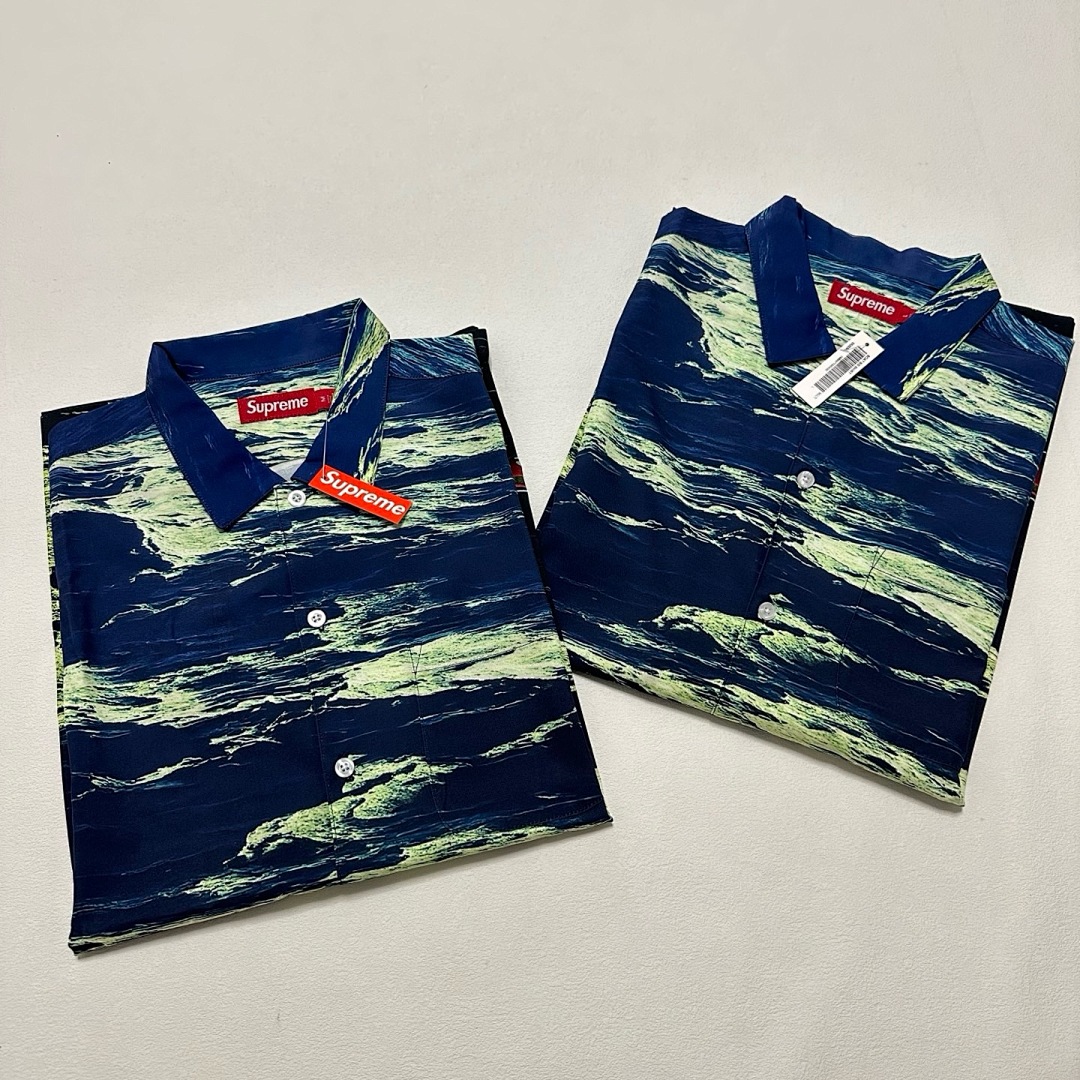 Supreme 218 SS25 BOAT S/S SHIRT Sea Small Short Sleeve Blue S-XL - Image 6