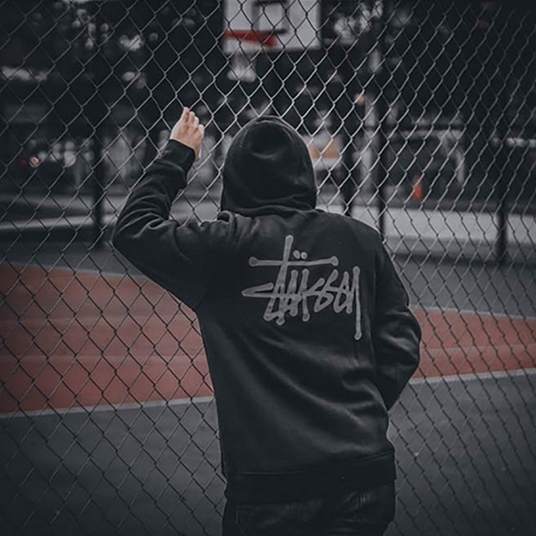 On Running ON SALE118 Stu FW24 BASIC STÜSSY HOODIE Off White Black Light Grey Purple Color Blue Apricot Green S M L - Image 35