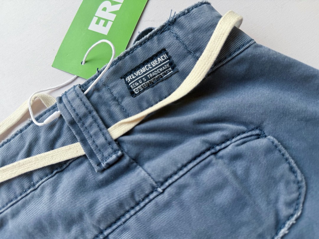Unbranded 238 ERL3507P118 ERL Blue Washed Vintage Wind Baggy Wide : S M L XL - Image 10