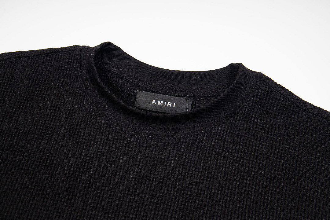 AMIRI 168 Wide Version Model Long Sleeve Black Apricot Light Grey S M L XL 601# - Image 6