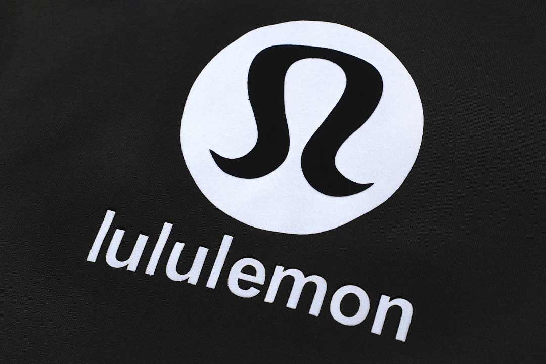 Unbranded 108 LULU Wind Label Logo Short Sleeve T Black S-XL L9100# - Image 5