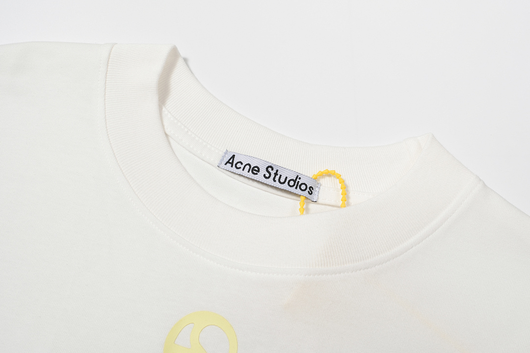 Acne Studios 138 AC Print Long Sleeve T Black White S-XL 3100# - Image 21