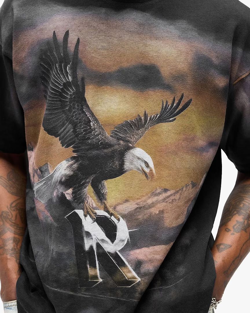 Represent 158 Represent Mountain Classic T : S M L XL (Black Grey) - Image 18