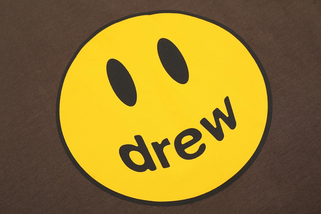 Drew House 118 Drew House Short Sleeve T Black Coffee White Light Pink Blue Purple Yellow Orange Peach Wine Red Navy : S-XL - Image 14