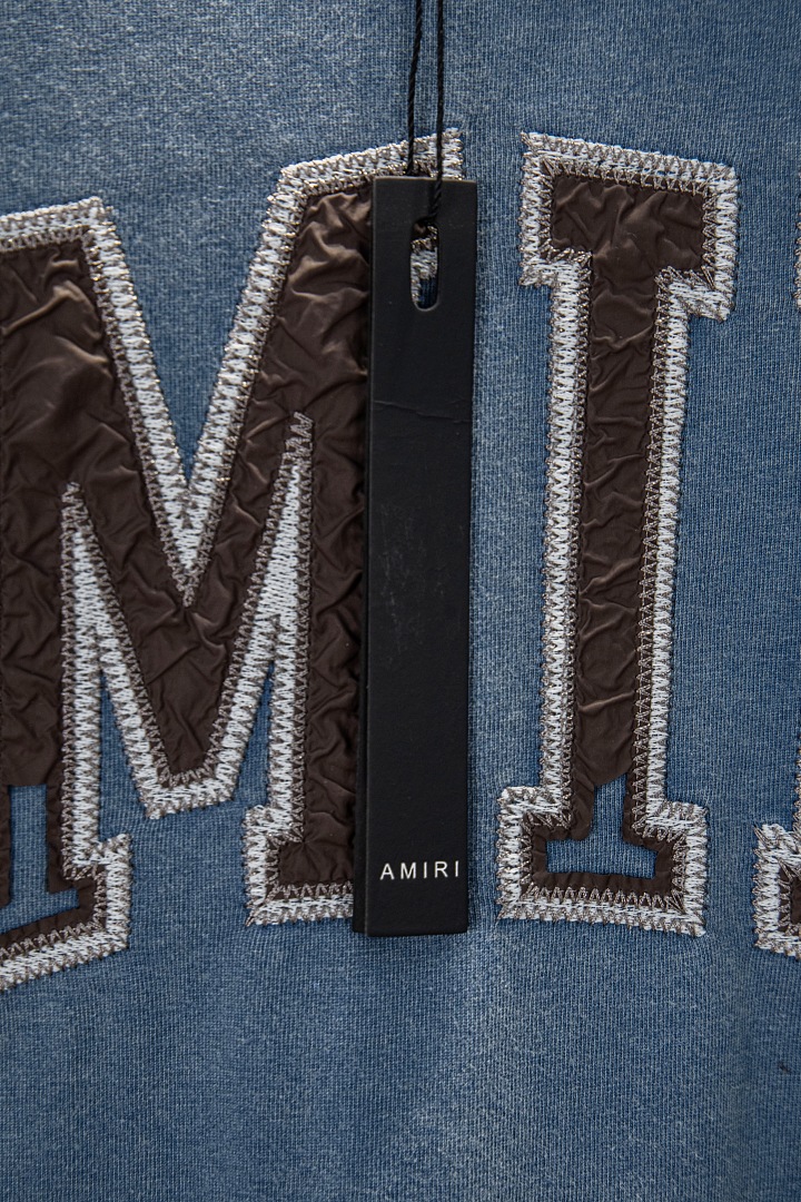 AMIRI 168 Wide Version Model Long Sleeve 2 Water T Black Ice Pink Mist Blue 607# - Image 42