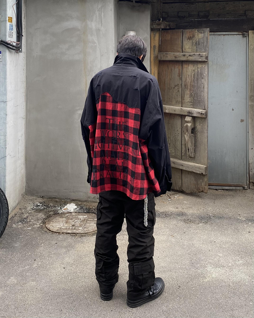 Unbranded 258 Undermycar 23SS Patchwork Black Red 1 2 3 4 3263# - Image 18