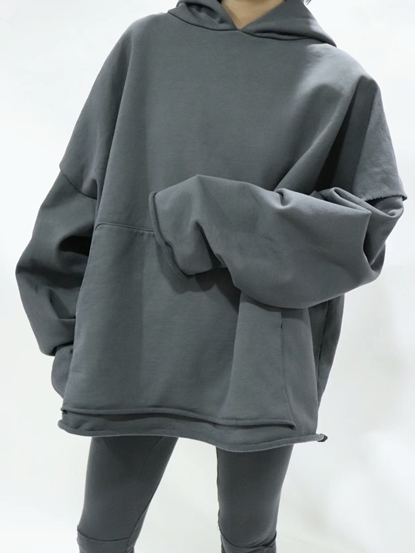 Unbranded 268 Greg Double Version Model Top Fleece Grey S-XL 3017# - Image 29