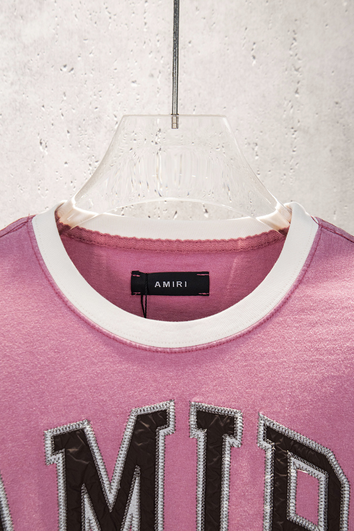 AMIRI 168 Wide Version Model Long Sleeve 2 Water T Black Ice Pink Mist Blue 607# - Image 49