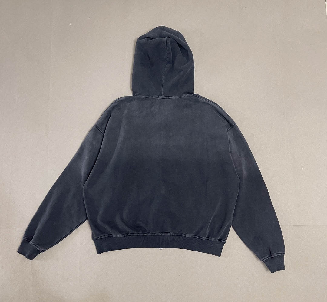 Unbranded 258 Satoshi Nakamoto Cybernetics Zip UpHoodie Washed Black : S M L - Image 7