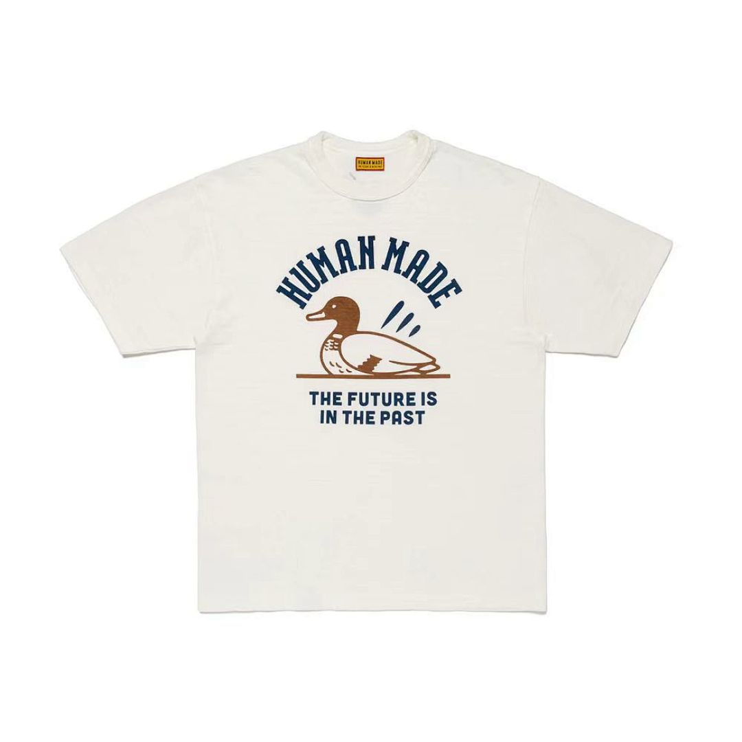 Human Made 118 HUMAN MADE 25SS Water LOGO Print Collar Short Sleeve T : Black White S M L - Image 4