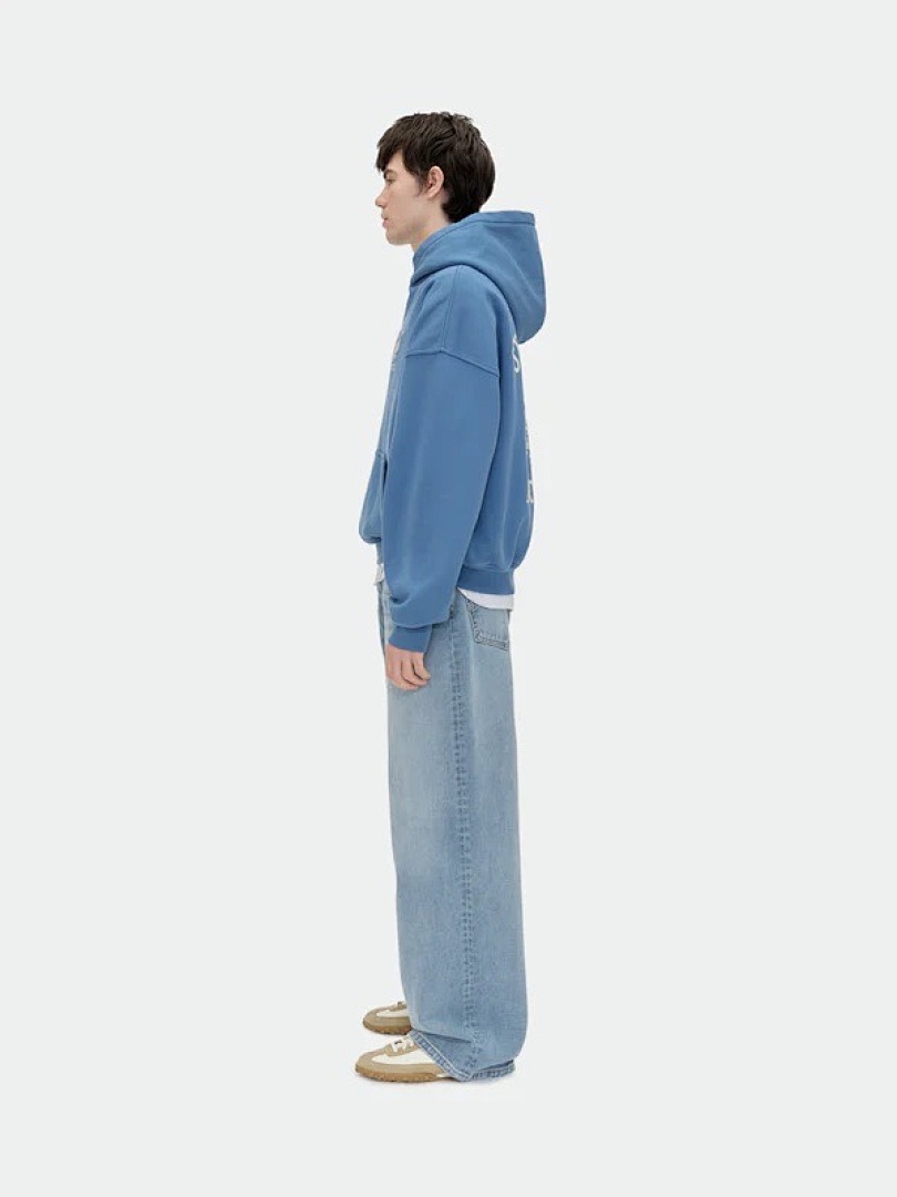 On Running ON SALE118 ST. RHUDE SEAL HOODIE Big Classic Print Short Wide BOXY Version Model : Blue S M L - Image 20