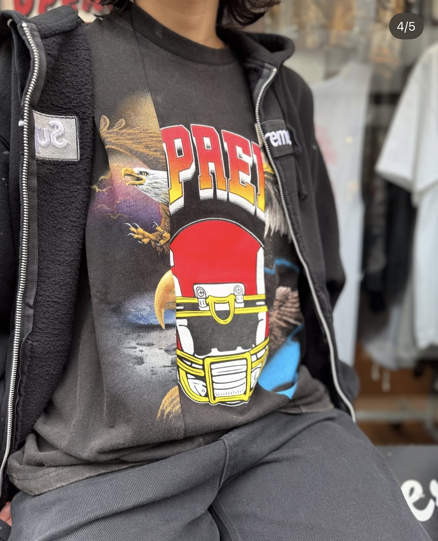Supreme 258 X MM6 SPLIT GRAPHIC TOP Classic T - Image 28
