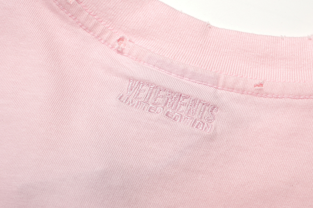 Unbranded 128 VTM Label Logo Print Short Sleeve T Pink Black S-XL V5208# - Image 9