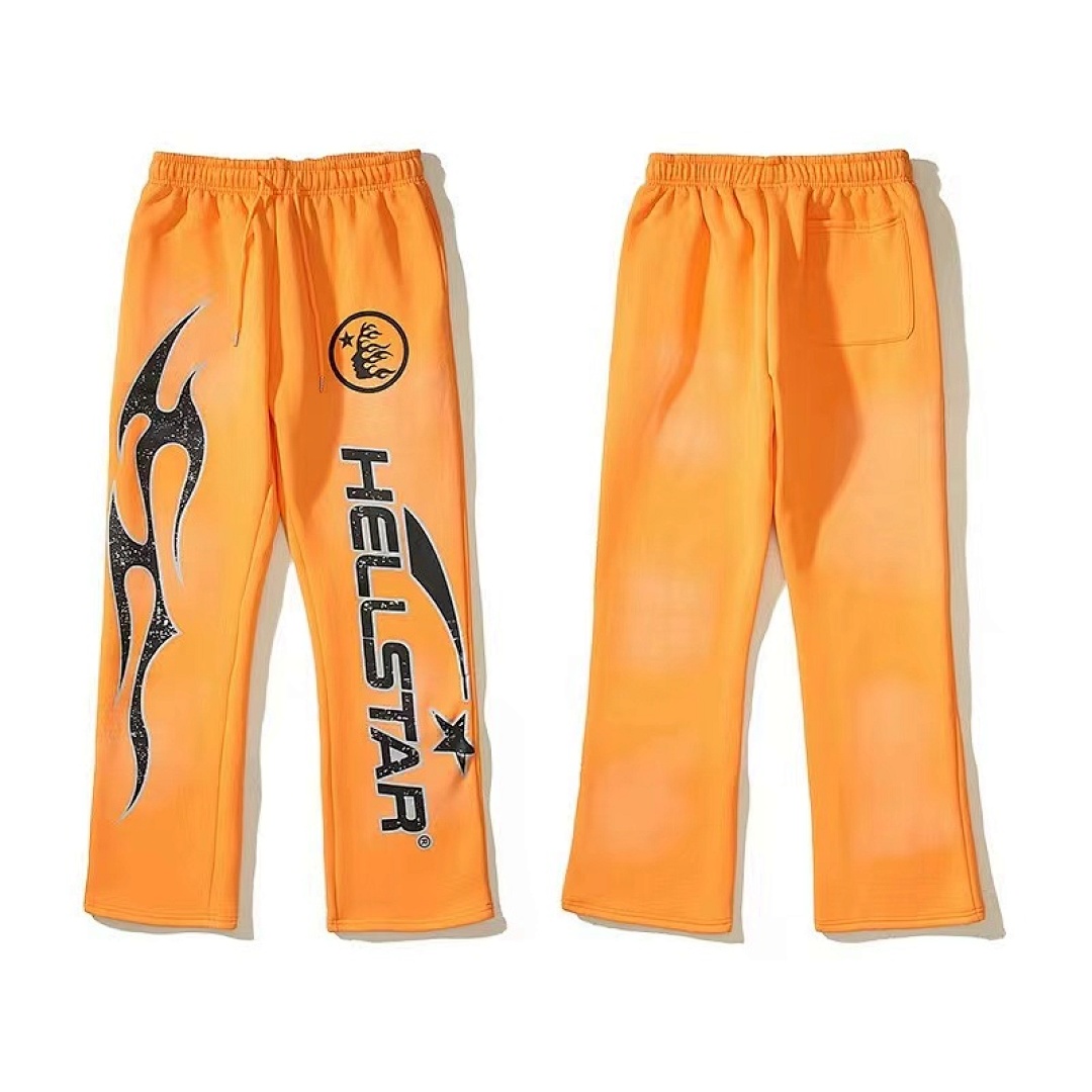 Hellstar 238 Hellstar Studios Fire Orange Hoodie Pants Water Long S-M-L-XL