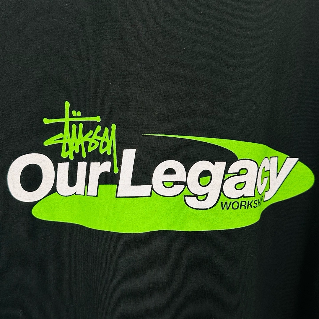 Stussy 128 STU SS25 OUR LEGACY TEE Collab T Print Short Sleeve Black Off White S-XL - Image 10