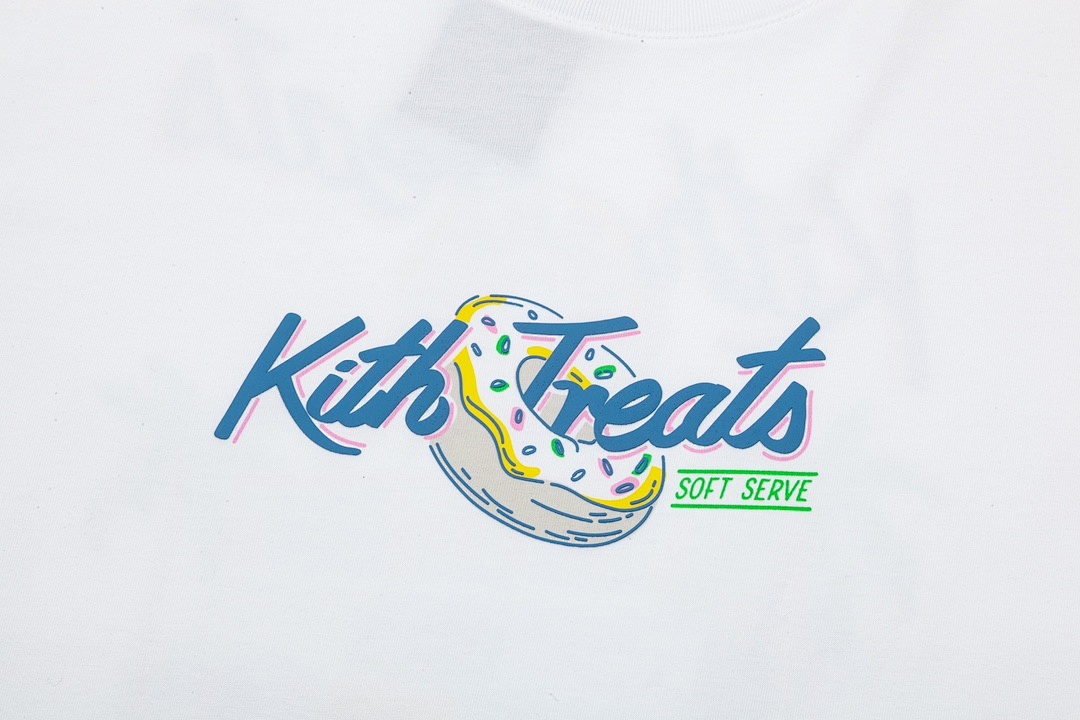 Adidas 138 KITH TREATS II Tee Limited Exclusive Print Wide Short Sleeve : Black White S M L - Image 14