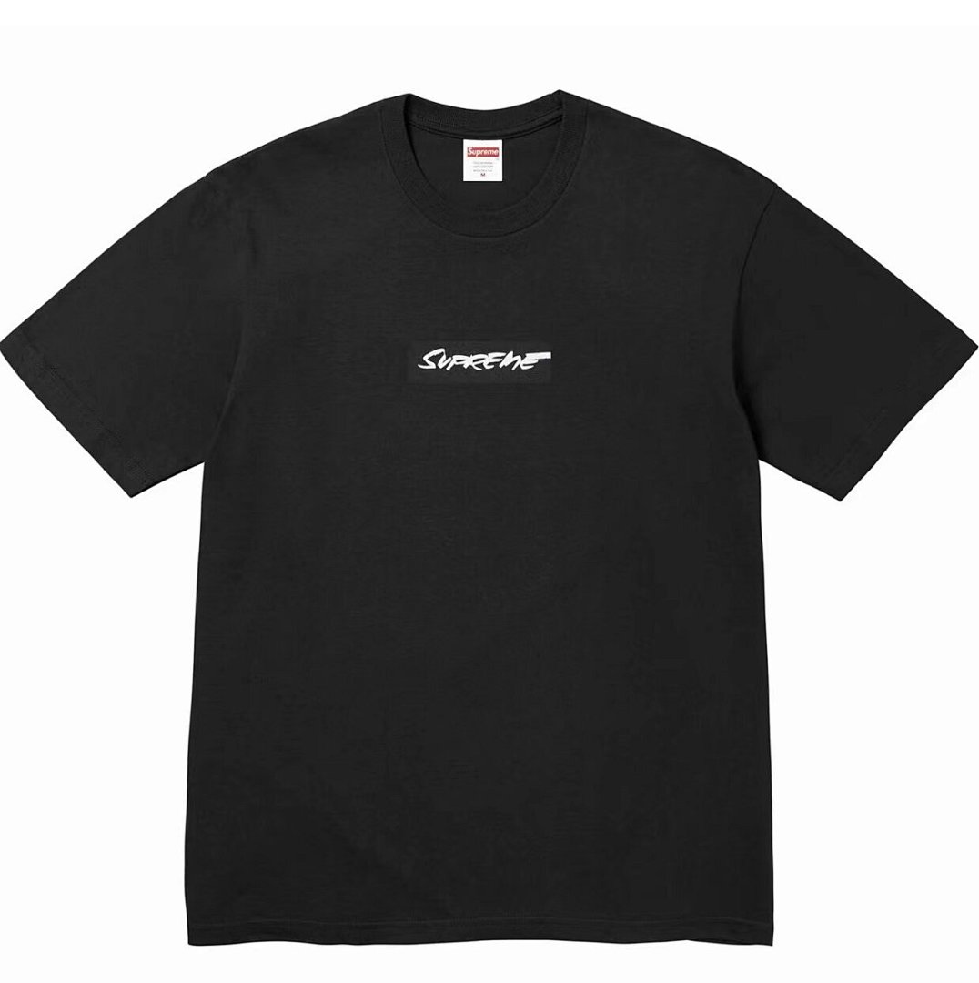 Supreme 108 SUP 24SS Futura Box Logo Tee Short Sleeve T Black White S M L XL B356# - Image 3