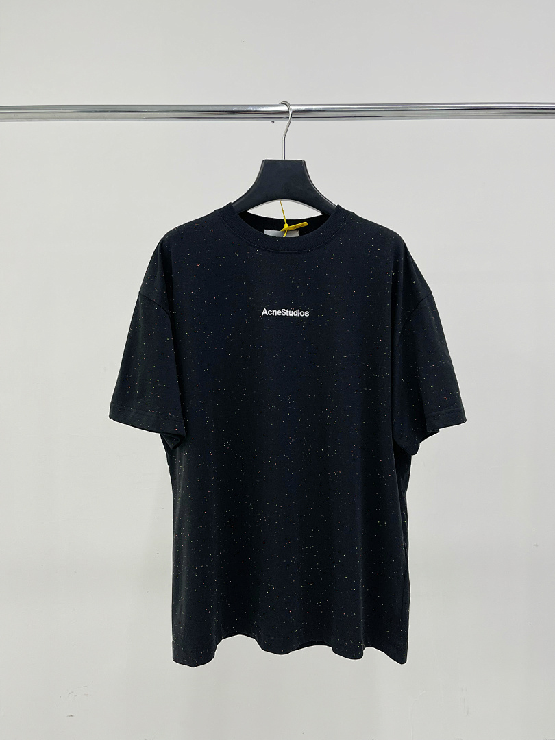 Acne Studios 118 AC Color Small Label LOGO Short Sleeve T Black White S-XL 8054# - Image 32