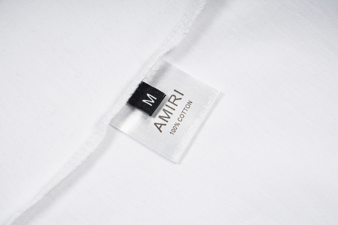 AMIRI 118 Wide Version Model Short Sleeve T Logo 22 Limited Exclusive Print High Wind Black White S M L XL 9909# - Image 26