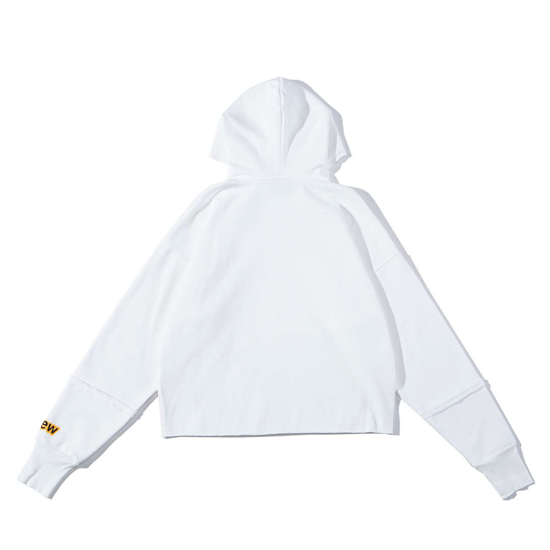 Off-White 218 Drew House 21Ss Mascot Deconstructed Hoodie Black Off White Pink S M L - Image 7
