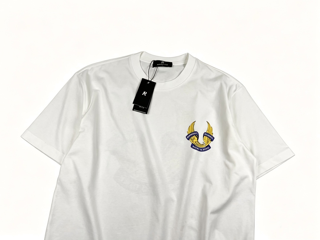 Off-White 138 REPRESENT New High Mens Womens Top Water Wide Short Sleeve : S M L XL Off (White) - Image 11