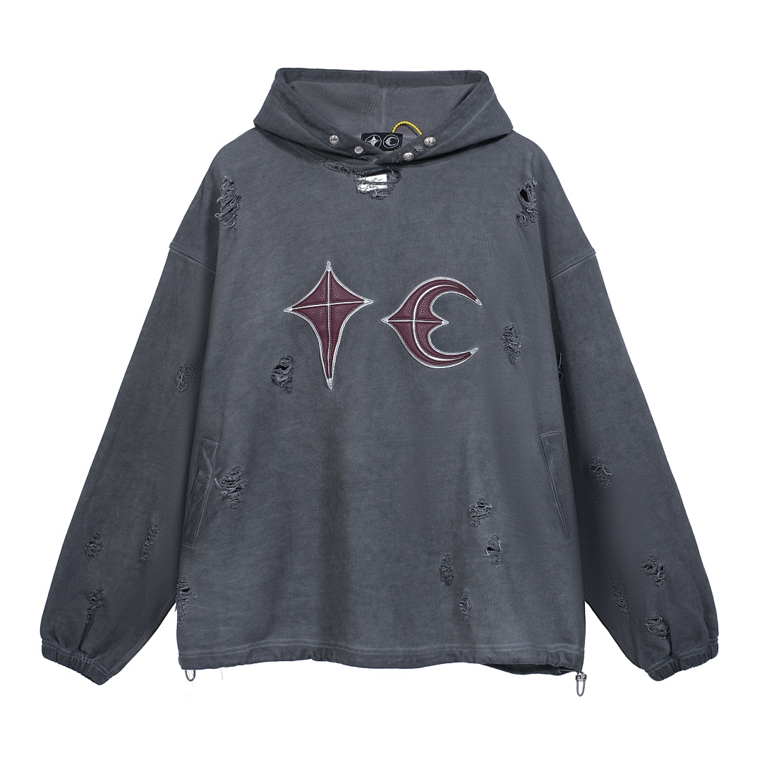 Christian Louboutin 288 Thug Club Washed Leather Water Black Grey Brown S-L 3030# - Image 22